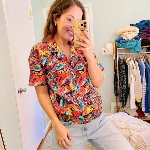 Vintage Tops - Vintage Lauren Lee Blouse M
